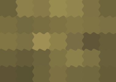 Dalgalarla dalgalanan büyük renk kare pikselleri ile soyut dekoratif arkaplan