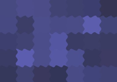 Dalgalarla dalgalanan büyük renk kare pikselleri ile soyut dekoratif arkaplan