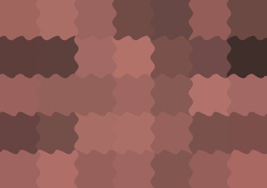 Dalgalarla dalgalanan büyük renk kare pikselleri ile soyut dekoratif arkaplan