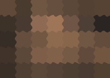 Dalgalarla dalgalanan büyük renk kare pikselleri ile soyut dekoratif arkaplan