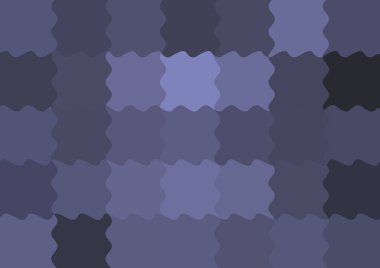 Dalgalarla dalgalanan büyük renk kare pikselleri ile soyut dekoratif arkaplan