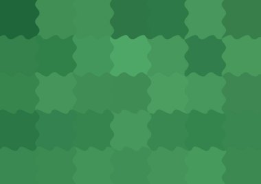 Dalgalarla dalgalanan büyük renk kare pikselleri ile soyut dekoratif arkaplan