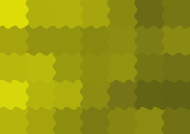 Dalgalarla dalgalanan büyük renk kare pikselleri ile soyut dekoratif arkaplan