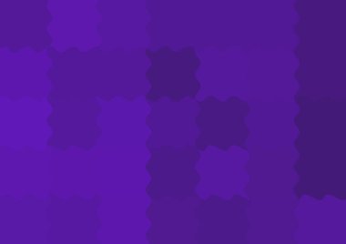 Dalgalarla dalgalanan büyük renk kare pikselleri ile soyut dekoratif arkaplan