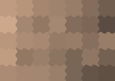 Dalgalarla dalgalanan büyük renk kare pikselleri ile soyut dekoratif arkaplan