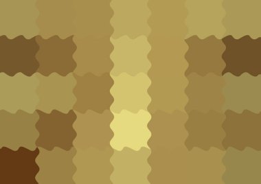 Dalgalarla dalgalanan büyük renk kare pikselleri ile soyut dekoratif arkaplan