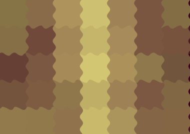 Dalgalarla dalgalanan büyük renk kare pikselleri ile soyut dekoratif arkaplan