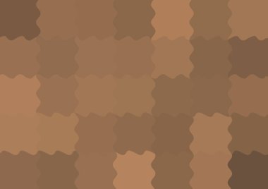 Dalgalarla dalgalanan büyük renk kare pikselleri ile soyut dekoratif arkaplan