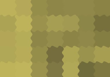 Dalgalarla dalgalanan büyük renk kare pikselleri ile soyut dekoratif arkaplan