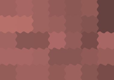 Dalgalarla dalgalanan büyük renk kare pikselleri ile soyut dekoratif arkaplan