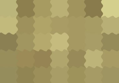 Dalgalarla dalgalanan büyük renk kare pikselleri ile soyut dekoratif arkaplan