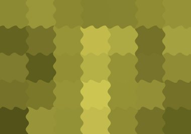 Dalgalarla dalgalanan büyük renk kare pikselleri ile soyut dekoratif arkaplan