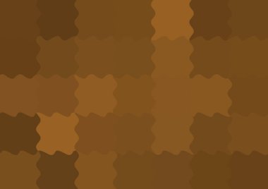 Dalgalarla dalgalanan büyük renk kare pikselleri ile soyut dekoratif arkaplan