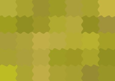 Dalgalarla dalgalanan büyük renk kare pikselleri ile soyut dekoratif arkaplan