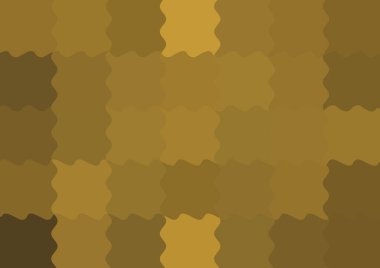 Dalgalarla dalgalanan büyük renk kare pikselleri ile soyut dekoratif arkaplan