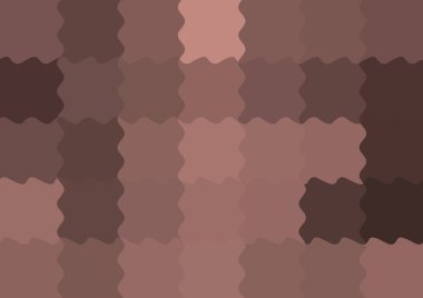 Dalgalarla dalgalanan büyük renk kare pikselleri ile soyut dekoratif arkaplan