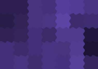 Dalgalarla dalgalanan büyük renk kare pikselleri ile soyut dekoratif arkaplan