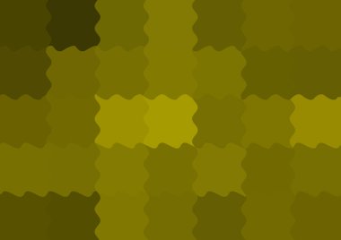 Dalgalarla dalgalanan büyük renk kare pikselleri ile soyut dekoratif arkaplan