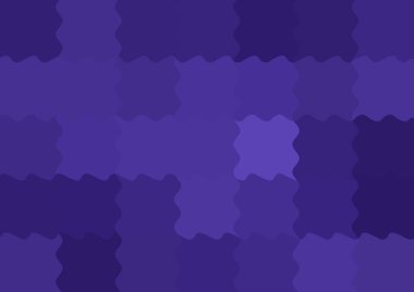 Dalgalarla dalgalanan büyük renk kare pikselleri ile soyut dekoratif arkaplan