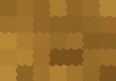 Dalgalarla dalgalanan büyük renk kare pikselleri ile soyut dekoratif arkaplan