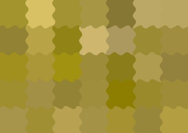 Dalgalarla dalgalanan büyük renk kare pikselleri ile soyut dekoratif arkaplan