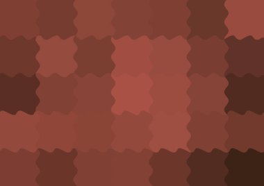 Dalgalarla dalgalanan büyük renk kare pikselleri ile soyut dekoratif arkaplan