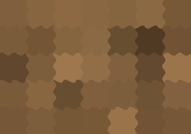 Dalgalarla dalgalanan büyük renk kare pikselleri ile soyut dekoratif arkaplan