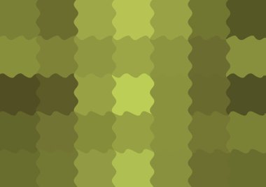 Dalgalarla dalgalanan büyük renk kare pikselleri ile soyut dekoratif arkaplan