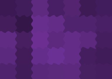 Dalgalarla dalgalanan büyük renk kare pikselleri ile soyut dekoratif arkaplan