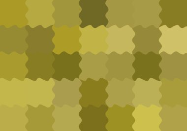 Dalgalarla dalgalanan büyük renk kare pikselleri ile soyut dekoratif arkaplan