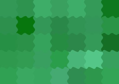 Dalgalarla dalgalanan büyük renk kare pikselleri ile soyut dekoratif arkaplan