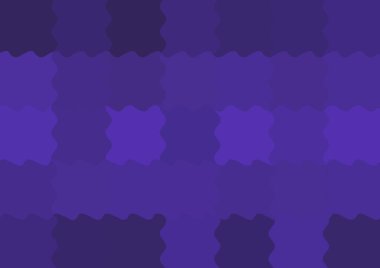 Dalgalarla dalgalanan büyük renk kare pikselleri ile soyut dekoratif arkaplan