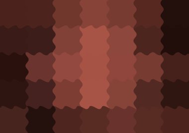 Dalgalarla dalgalanan büyük renk kare pikselleri ile soyut dekoratif arkaplan