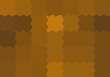 Dalgalarla dalgalanan büyük renk kare pikselleri ile soyut dekoratif arkaplan