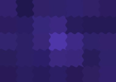 Dalgalarla dalgalanan büyük renk kare pikselleri ile soyut dekoratif arkaplan