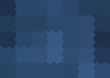 Dalgalarla dalgalanan büyük renk kare pikselleri ile soyut dekoratif arkaplan