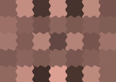 Dalgalarla dalgalanan büyük renk kare pikselleri ile soyut dekoratif arkaplan