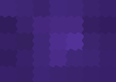 Dalgalarla dalgalanan büyük renk kare pikselleri ile soyut dekoratif arkaplan