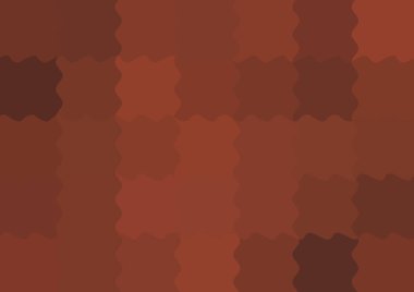 Dalgalarla dalgalanan büyük renk kare pikselleri ile soyut dekoratif arkaplan