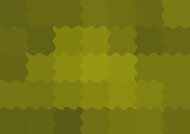 Dalgalarla dalgalanan büyük renk kare pikselleri ile soyut dekoratif arkaplan