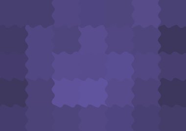 Dalgalarla dalgalanan büyük renk kare pikselleri ile soyut dekoratif arkaplan