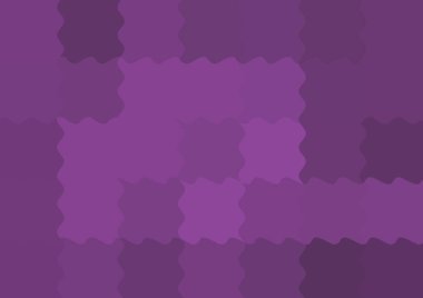 Dalgalarla dalgalanan büyük renk kare pikselleri ile soyut dekoratif arkaplan