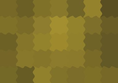 Dalgalarla dalgalanan büyük renk kare pikselleri ile soyut dekoratif arkaplan