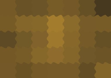 Dalgalarla dalgalanan büyük renk kare pikselleri ile soyut dekoratif arkaplan