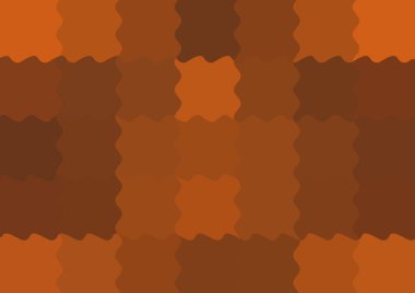 Dalgalarla dalgalanan büyük renk kare pikselleri ile soyut dekoratif arkaplan