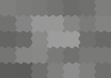 Dalgalarla dalgalanan büyük gri kare pikselleri olan soyut dekoratif arkaplan