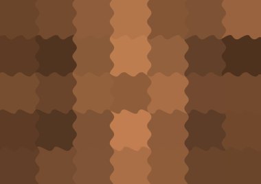 Dalgalarla dalgalanan büyük renk kare pikselleri ile soyut dekoratif arkaplan