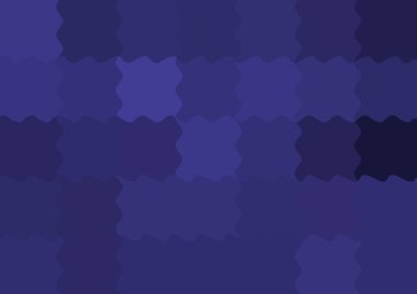 Dalgalarla dalgalanan büyük renk kare pikselleri ile soyut dekoratif arkaplan