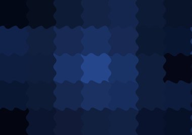 Dalgalarla dalgalanan büyük renk kare pikselleri ile soyut dekoratif arkaplan