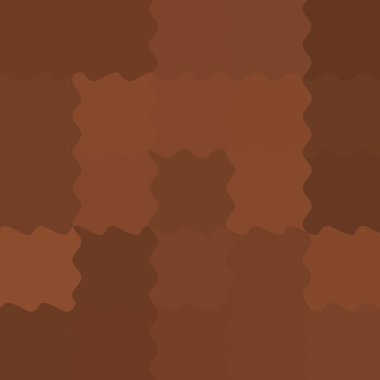 Dalgalarla dalgalanan büyük renk kare pikselleri ile soyut dekoratif arkaplan